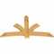 Ekena Millwork Davenport Rough Sawn Timber Gable Bracket, Western Red Cedar, 72"W x 42"H x 2"D x 6"F, 14/12 Pitch GBW072X42X0206DAV00RWR - alternate 4